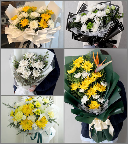 广东湛江市廉江市石颈镇新屋村白事花束代送